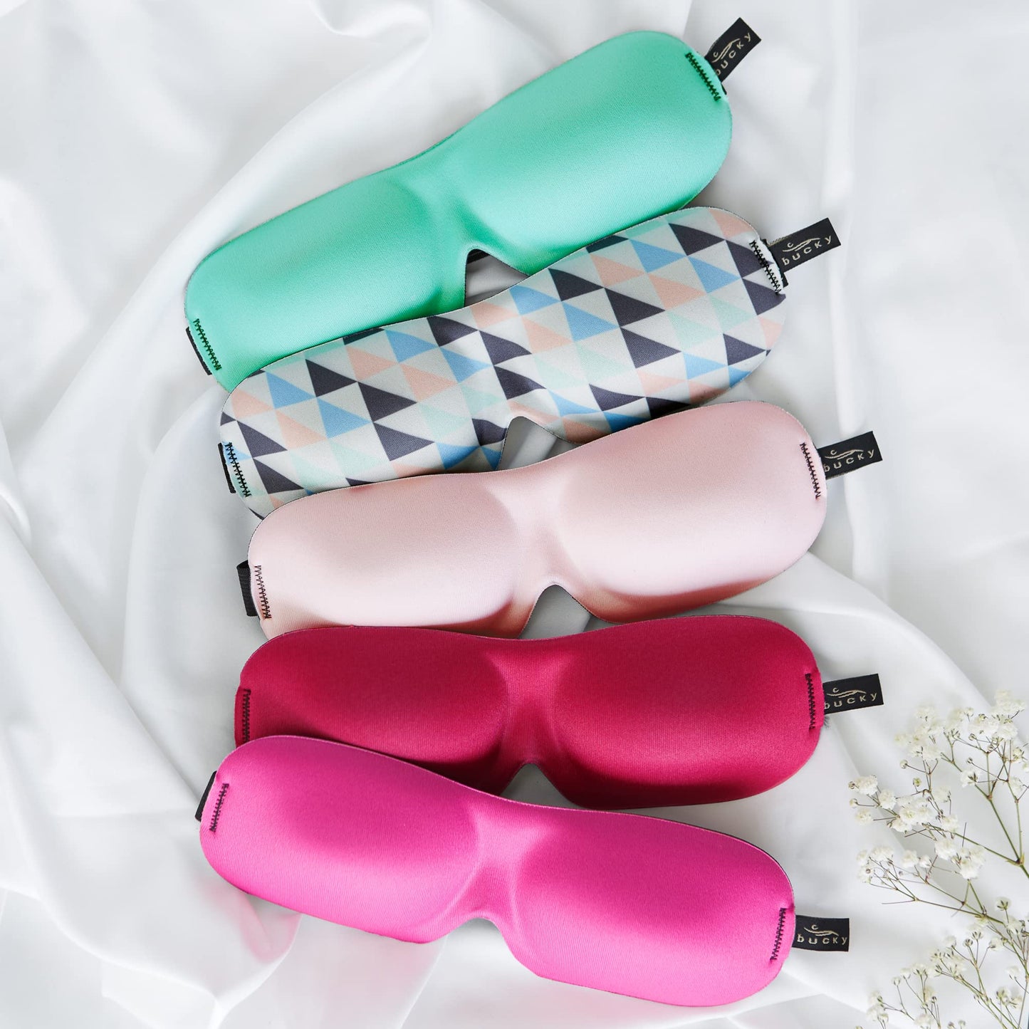 Bucky 40 Blinks No Pressure Eye Mask for Travel & Sleep