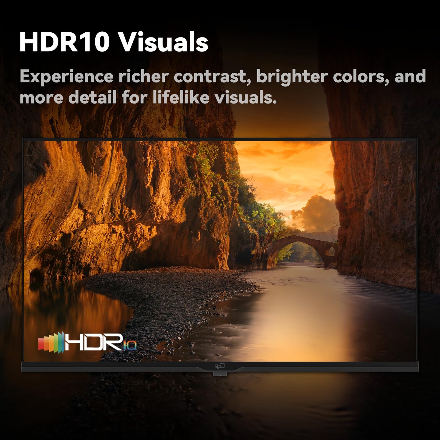 FPD 65 Inch Smart TV, 4K LED Google TV with Google Play Built-in Google Cast, HDR 10, Compatible with Dolby Atmos & Vision MEMC, Voice Assistant Remote, UHD Flat Screen Television (CG65-C3,2024)