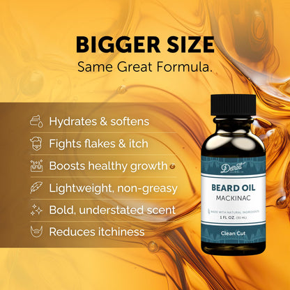 Detroit Grooming Beard Oil | Hydrating & Nourishing Formula with Vitamin E • Corktown Scent (1 oz)