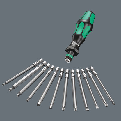 Wera Kraftform Kompakt 60 Bit-Holding screwdriver & Bit Set, PH/PZ/SL/TXBO/HEX, 17pc, 05059295001