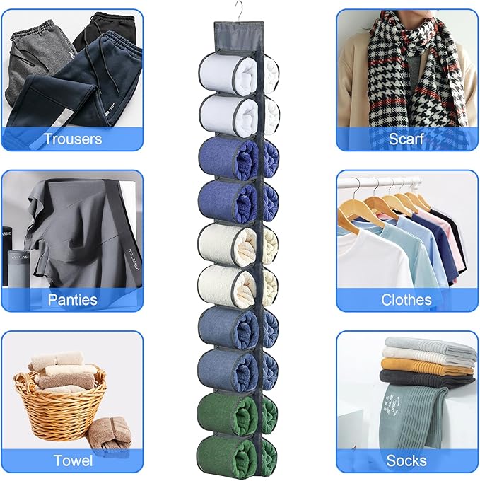2-Pack Hanging Legging Organizer