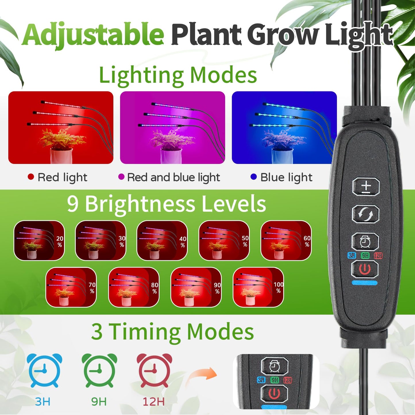 Vercome Indoor Mini Greenhouse with Grow Light, Tabletop Small Greenhouse for Beginners, All-in-One Tiny Plant Nursery Kit with Adjustable LED Light & Timer, Smart Grow Tent for Herbs, Gardening Gift
