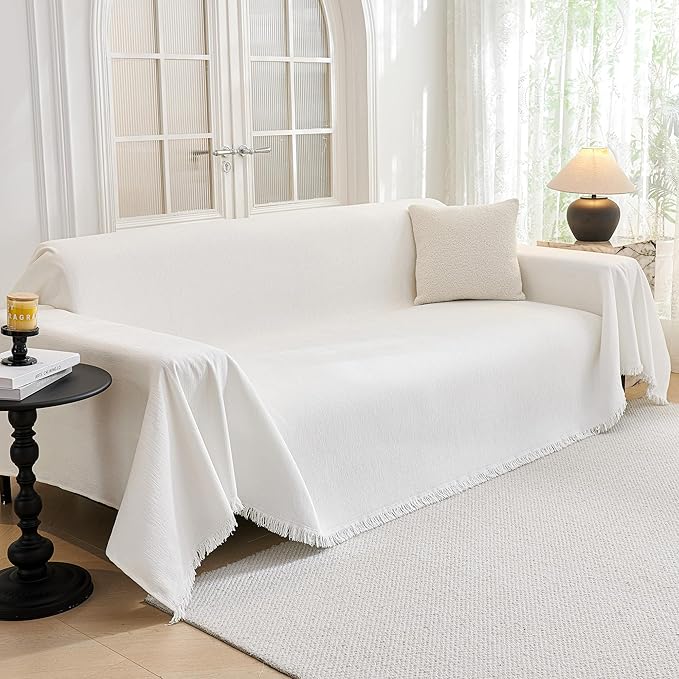 MYSKY HOME Couch Cover for Dogs Washable Couch Covers for 3 Cushion Couch Sofa