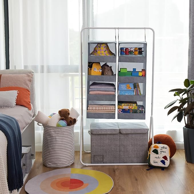 GRANNY SAYS 4-Shelf Hanging Organizer, Closet Hanging Shelves, Closet Hanging