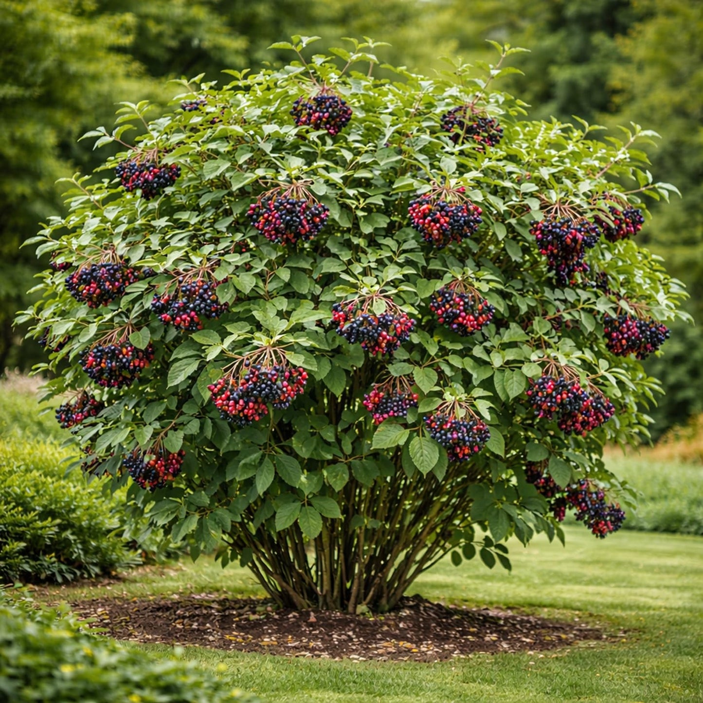 Live Nannyberry Viburnum Plants (Viburnum lentago) – Hardy Native Berry Shrubs – Wildlife Friendly Landscape Plant – Edible Fruit & Pollinator Friendly – Outdoor Garden Shrub (3 Plants)