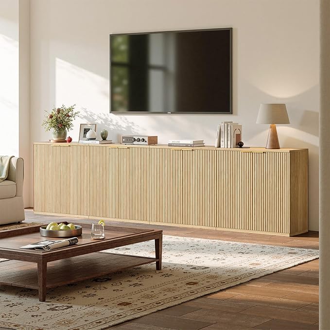 Evermagin 63" Oak Buffet Cabinet