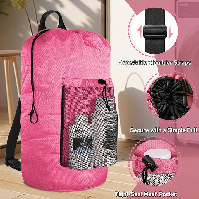Laundry Bag Backpack Large Travel Laundry Bag