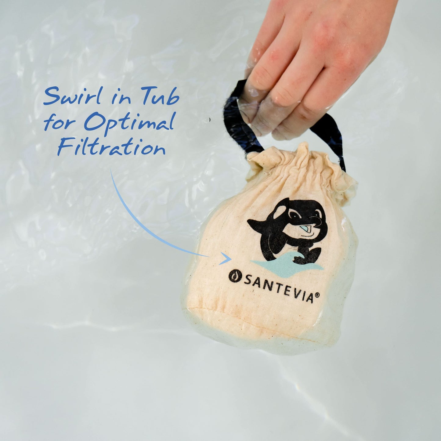 Santevia Bath Faucet Filter | Bath Filter for Tub Faucet | Bath Water Filter System | Bath FIlter Faucet | Bath Tub Filters to Remove Chlorine | Bath Filter Replacement | Baby Bath Filter