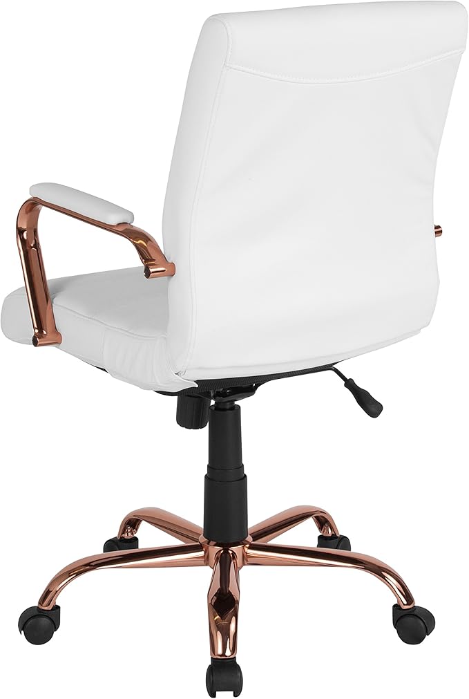 Flash Furniture Whitney Mid-Back Swivel LeatherSoft Desk Chair