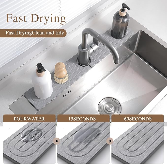 Premium Diatomite Stone Drying Mat
