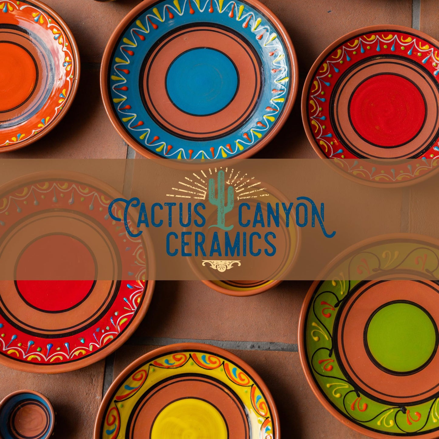 Cactus Canyon Ceramics Spanish Terracotta 5-Piece Tiny Super Small Mini-Bowl (Pinch Bowls) Set, Multicolor