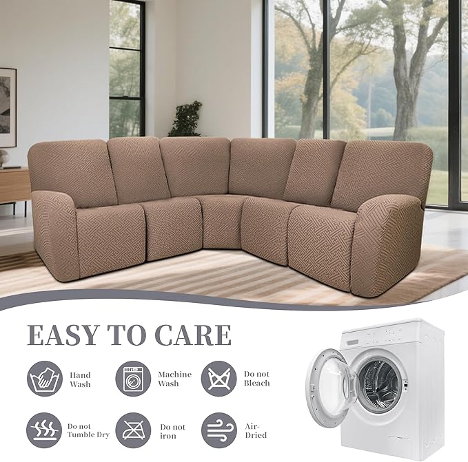 100% Waterproof Sectional Recliner Couch Covers