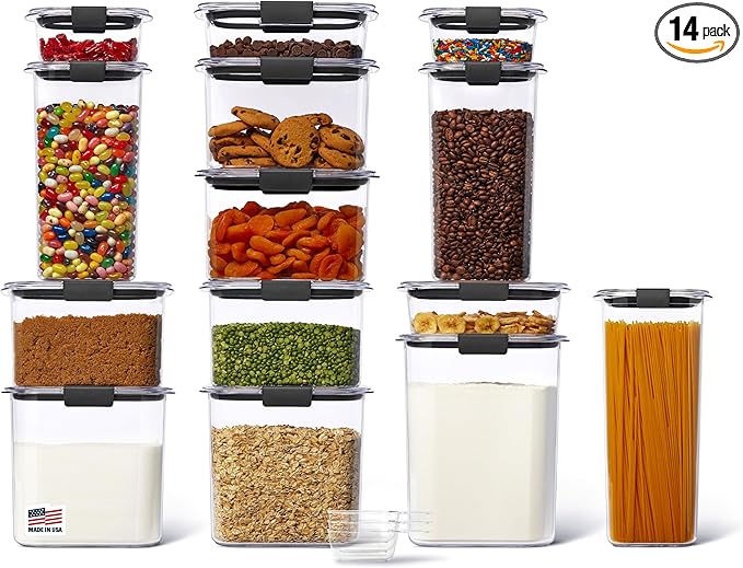 Rubbermaid Brilliance 14-Piece Food Storage Container Set