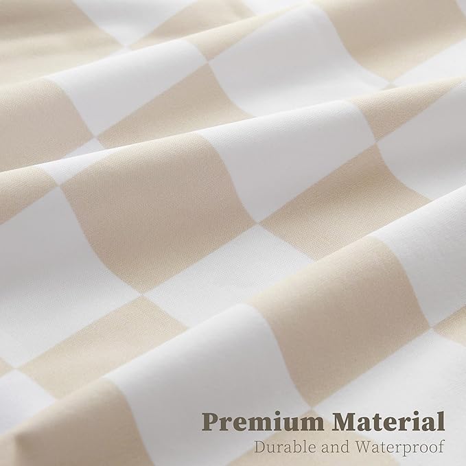 Checkered 2 Pcs Large Travel Laundry Bags