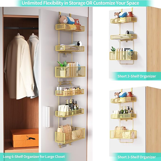 HapiRm Over Door Organizer Storage