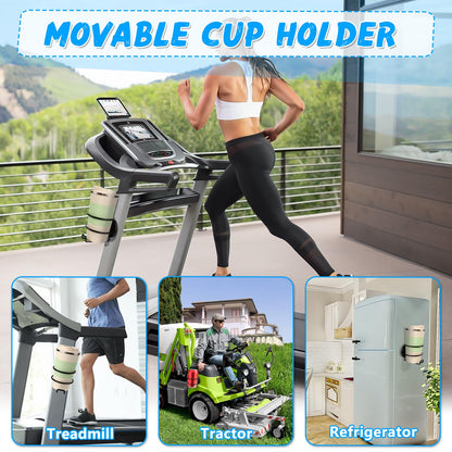 Magnetic Cup Holder, 2 Pack Portable Cup Holder for Tractor Mower Truck Car Fridge, Magnet Cup Drink Holder