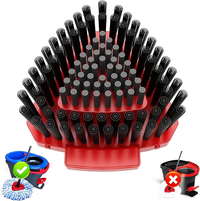 Upgraded Spin Mop Replace Scrub Mop Brush Compatible