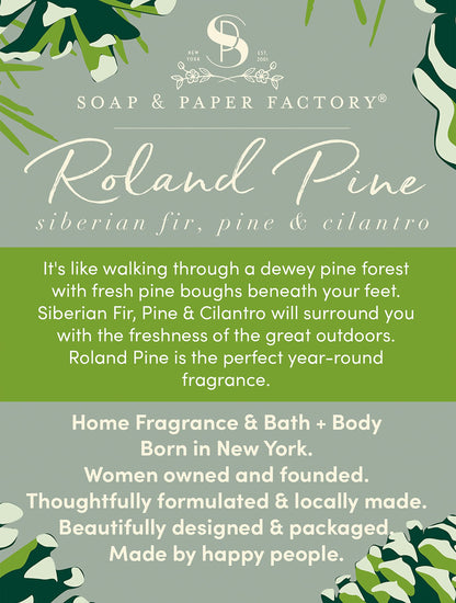 Roland Pine 3 oz Small Tin Soy Candle