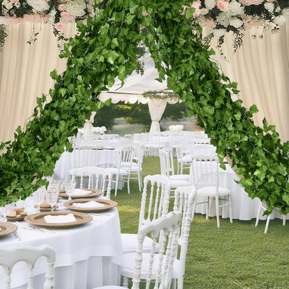 SKHYVQW 50 Pack 375 Feet Fake Vines for Room Decor Artificial lvy Greenery Garland Vine Leaves, Leaf Plants Flowers Foliage for Bedroom,Garden Wall.Decor Indoor Outdoor
