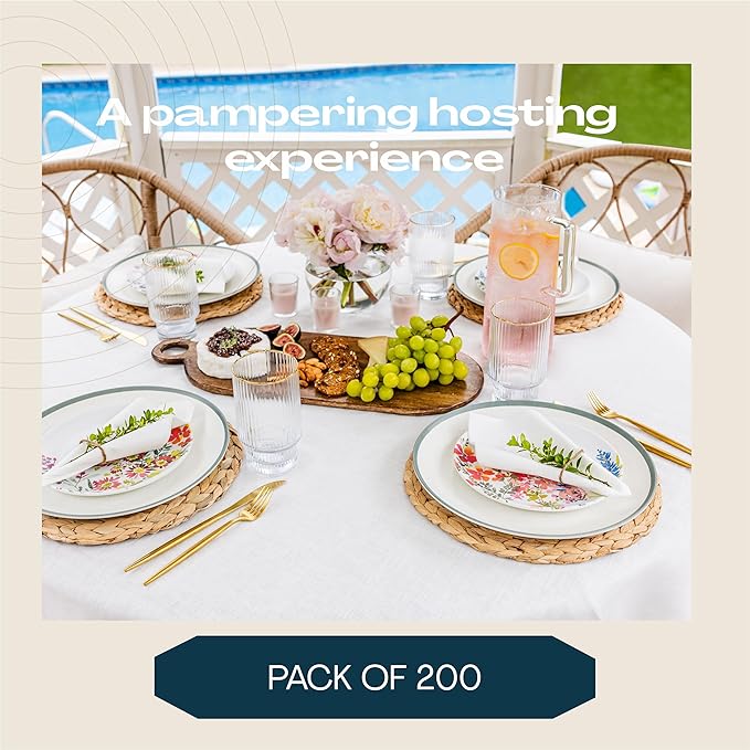400-Pack Disposable Guest Towel Paper Napkin