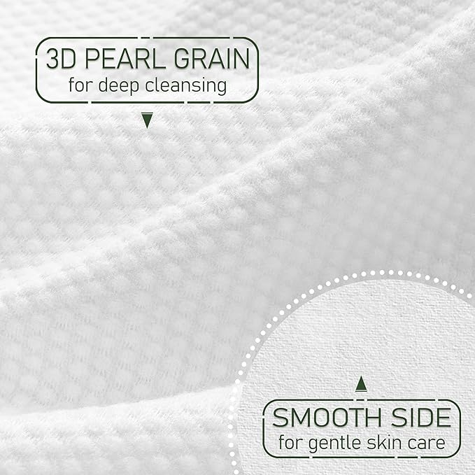 Travel Size Bamboo Viscose Disposable Face Towel Biodegradable Large Dry Face