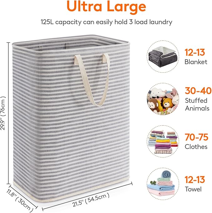 Lifewit Laundry Hamper Large Collapsible Laundry Basket, Freestanding