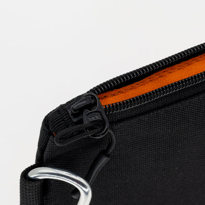 COREFLEX Premium Tool Pouch Zipper Bag, Small Tool Bag, Multipurpose Storage pouch, Heavy duty Flat Bottom Tool bag with YKK Zipper (6 pack Large 12inch Black)