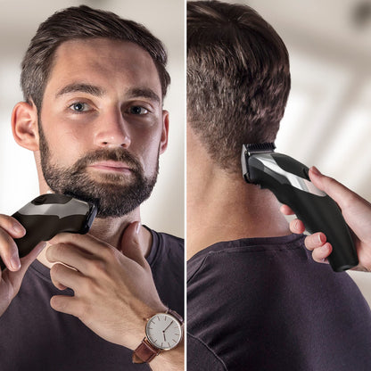 Wahl Clip ‘N Rinse Cord/Cordless Hair Clipper, Rechargeable Clipper, Hair Clippers for Men, Male Grooming Set, Corded, Cordless, Washable Head, Home Hair Cutting