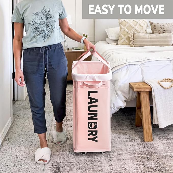 Goodpick Pink Laundry Baskets