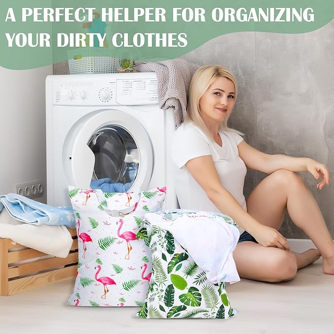2 Pcs Large Travel Laundry Bags