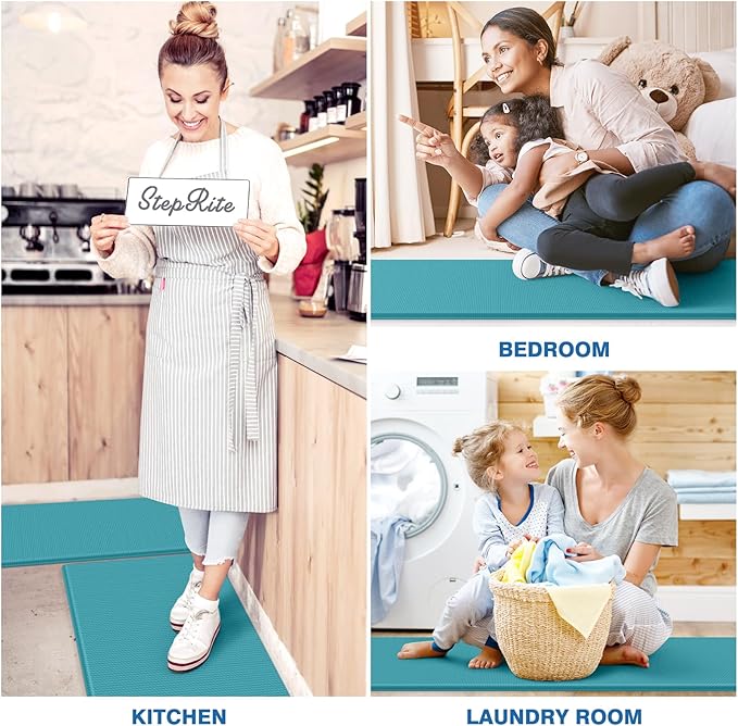 StepRite Kitchen Mats, Cushioned Anti Fatigue Kitchen Mats