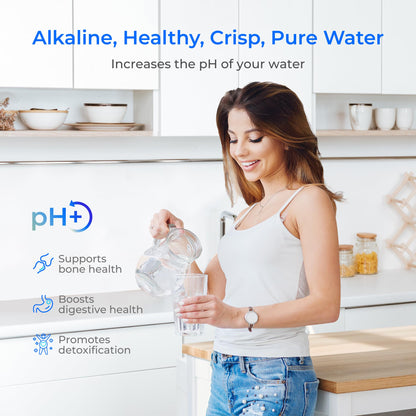 Waterdrop Gravity-fed Water Filter System, Reduces Lead and up to 99% of Chlorine, NSF/ANSI 42&372 Standard, with 4 Black Carbon Filters and Metal Spigot, King Tank Series,