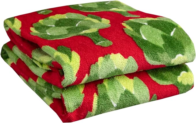 T-Fal Fiber Reactive Print Kitchen Towels: Highly Absorbent, Super Soft