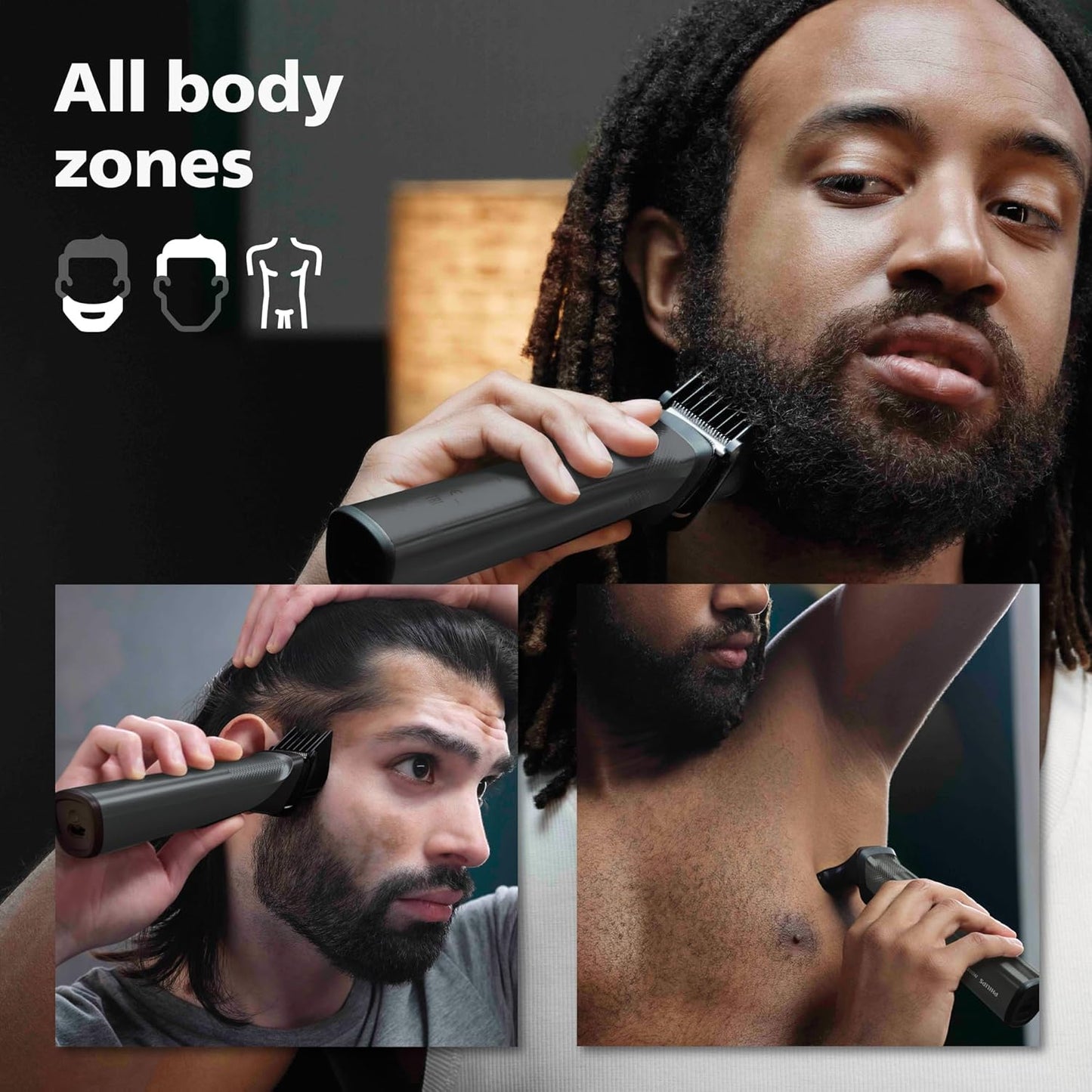 PHILIPS Norelco Multigroom Series 9000-21 Piece Men's Grooming Kit for Beard, Body, face, Nose, Ear Hair Trimmer