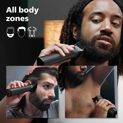 PHILIPS Norelco Multigroom Series 9000-21 Piece Men's Grooming Kit for Beard, Body, face, Nose, Ear Hair Trimmer