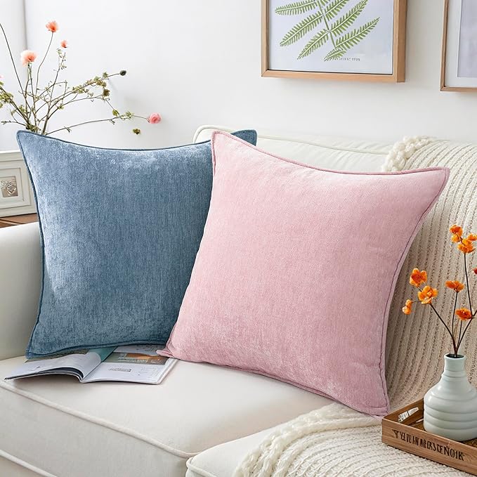 decorUhome Summer Couch Throw Pillow Covers 12x20 Set of 2, Decorative Soft