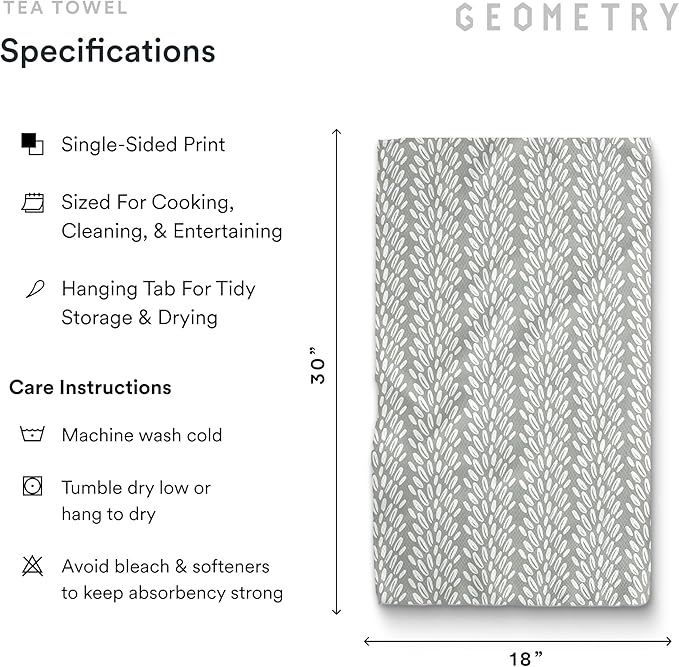 GEOMETRY Kitchen Tea Towels