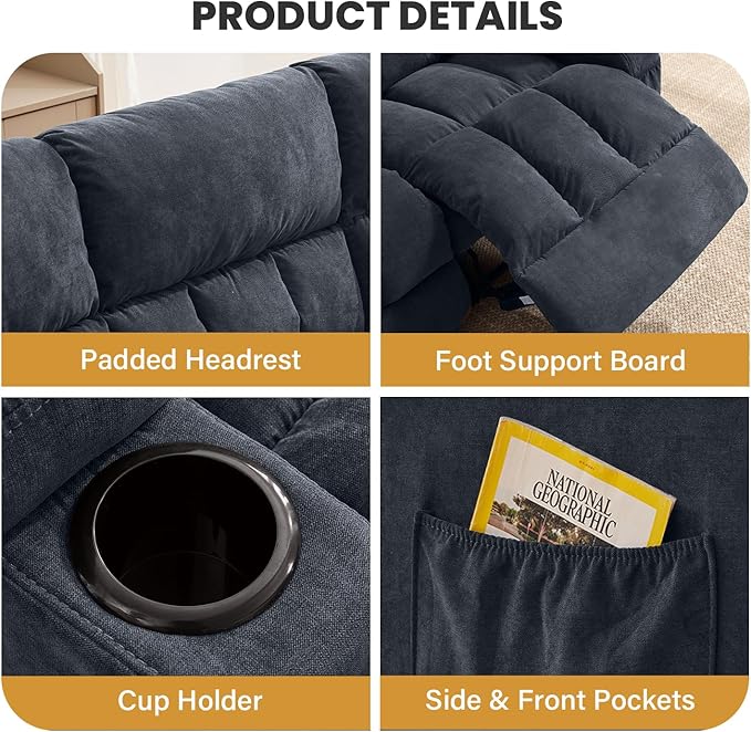 BOSMILLER Reclining Loveseat