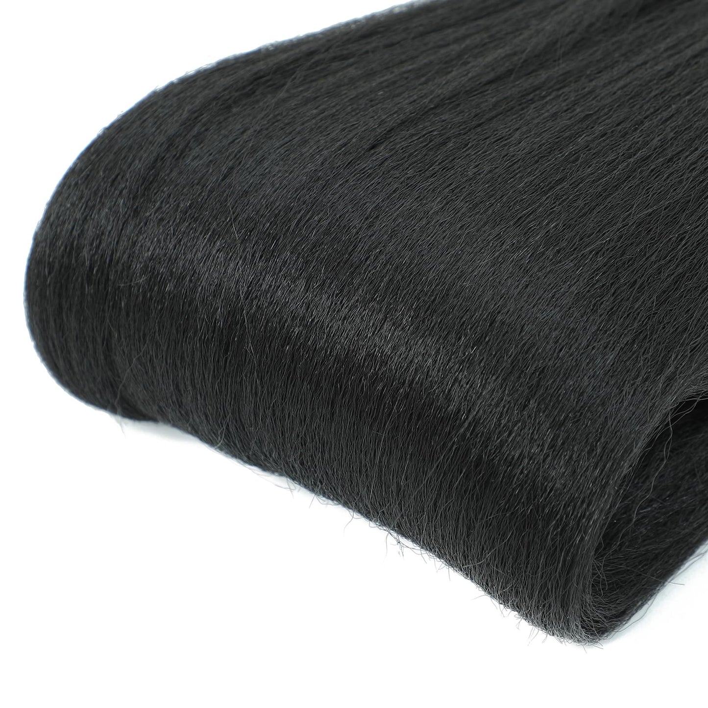 Xusuperb 30 inch Pre Stretched Braiding Hair Extensions 1B Black for Box Braids 6 Packs Long Knotless Kanekalon Synthetic Hair for Braiding Itch Free Hot Water Setting Soft Yaki Texture EZ Braids(1B)