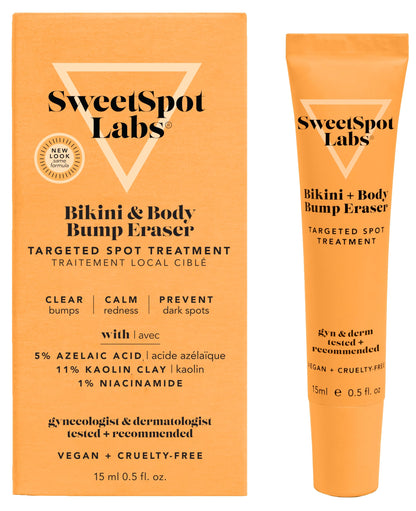 SweetSpot Labs Bikini & Body Bump Eraser, Razor Bump and Dark Spot Treatment with Niacinamide, 0.5 oz