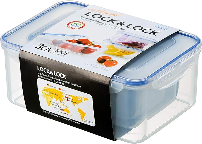 Lock & Lock Assorted Food Storage Container Set