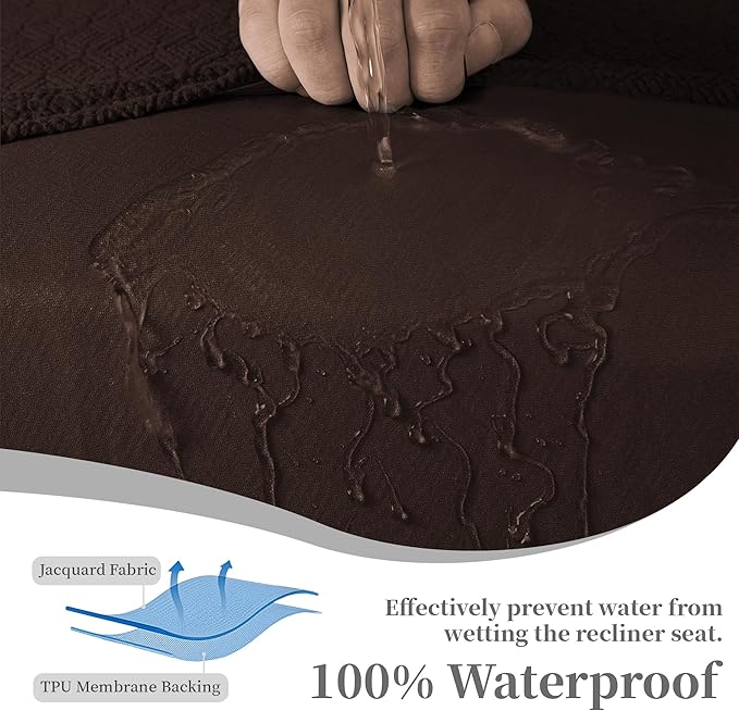100% Waterproof Sectional Recliner Couch Covers