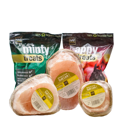 NAF Himalayan Salt Lick Medium – 100% Natural Rock Salt for Horses – Rich in Trace Minerals – Supports Hydration, Electrolyte Balance & Overall Health