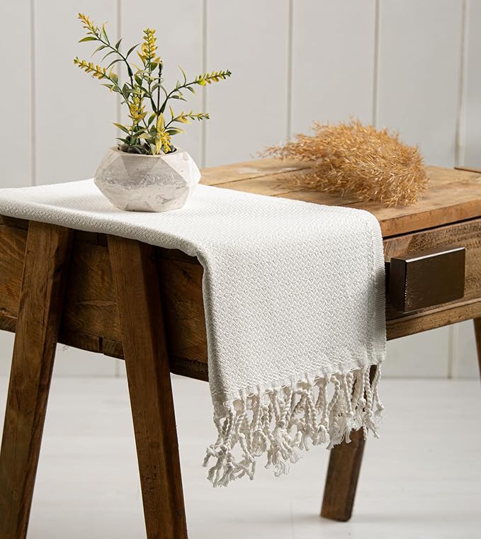 Evelynen Turkish Hand Towels for Bathroom & Kitchen Towels Decorative Set of 2