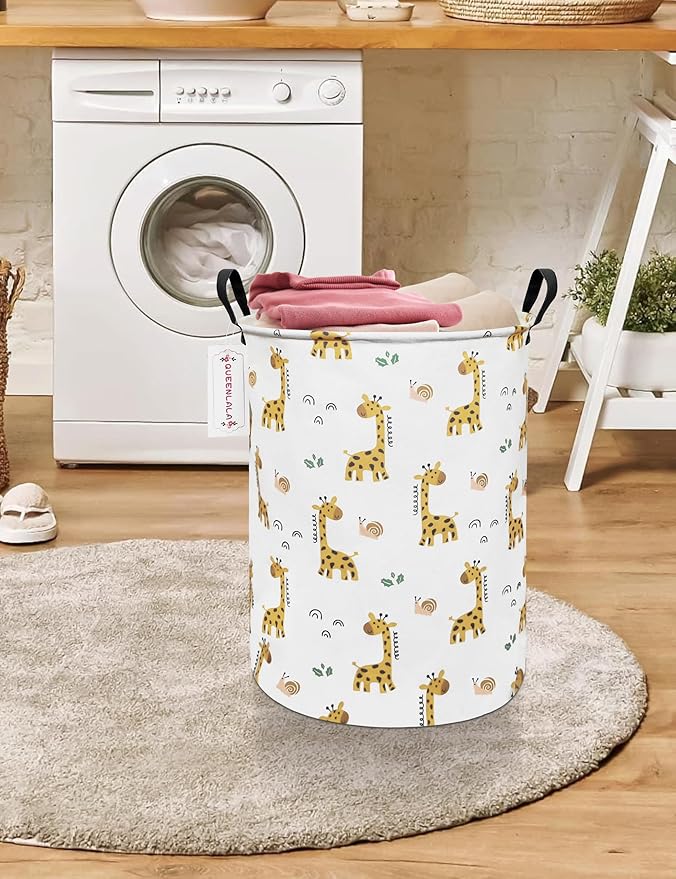 QUEENLALA Large Storage Basket, Laundry Hamper/Bathroom/Home Decor/Collapsible
