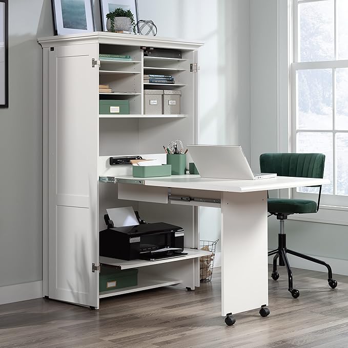 Sauder Miscellaneous Storage Craft & Sewing Armoire, L: 35.11" x W: 21.81" x H: