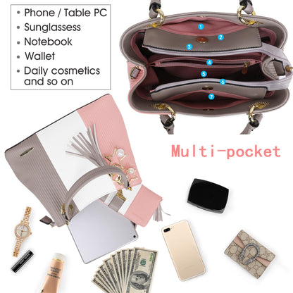 Pomelo Best Handbags for Ladies with Multiple Interior Pockets and Pretty Colour Combination