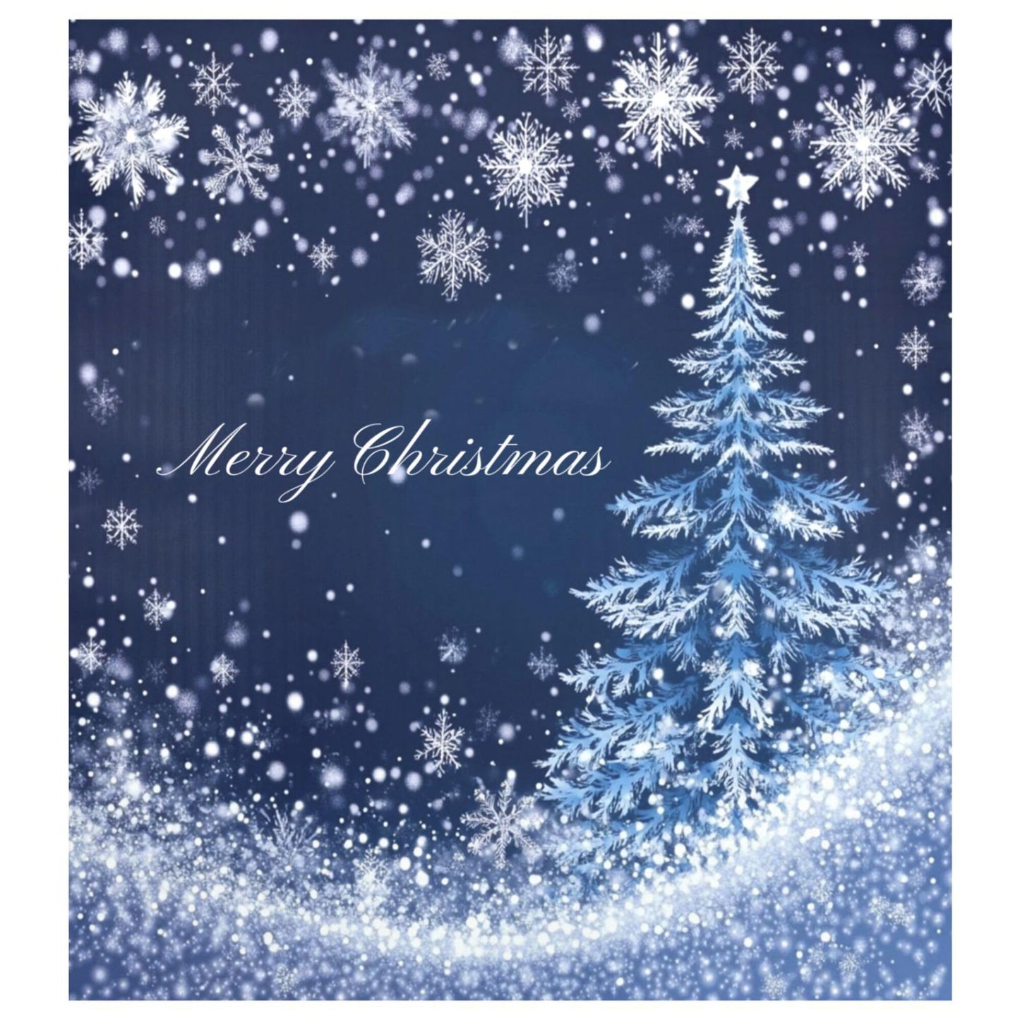 Merry Christmas Tree Blue Dishwasher Stickers Magnetic Cover Winter Snowflake Snow Xmas Kitchen Fridge Magnet Covers Decals Home Decorations Vinyl Sticker Reusable 23W x 26H inches