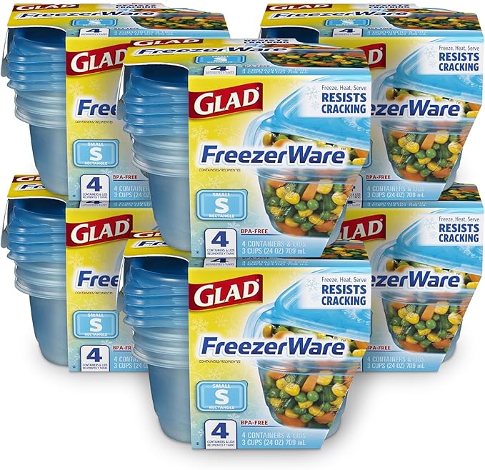 Glad GladWare Freezerware Food Storage Containers