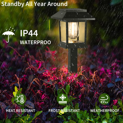 Solar Lights Outdoor,12 Pack Waterproof Auto On/Off Solar Pathway Lights for Your Garden, Landscape, Path, Yard, Patio, Driveway,Walkway Decor